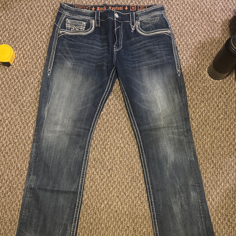 Rock Revival Peyron Straight Size: 38W/34L/19 Inseem